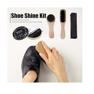 Complete 7-Piece Leather Shoe Care Set